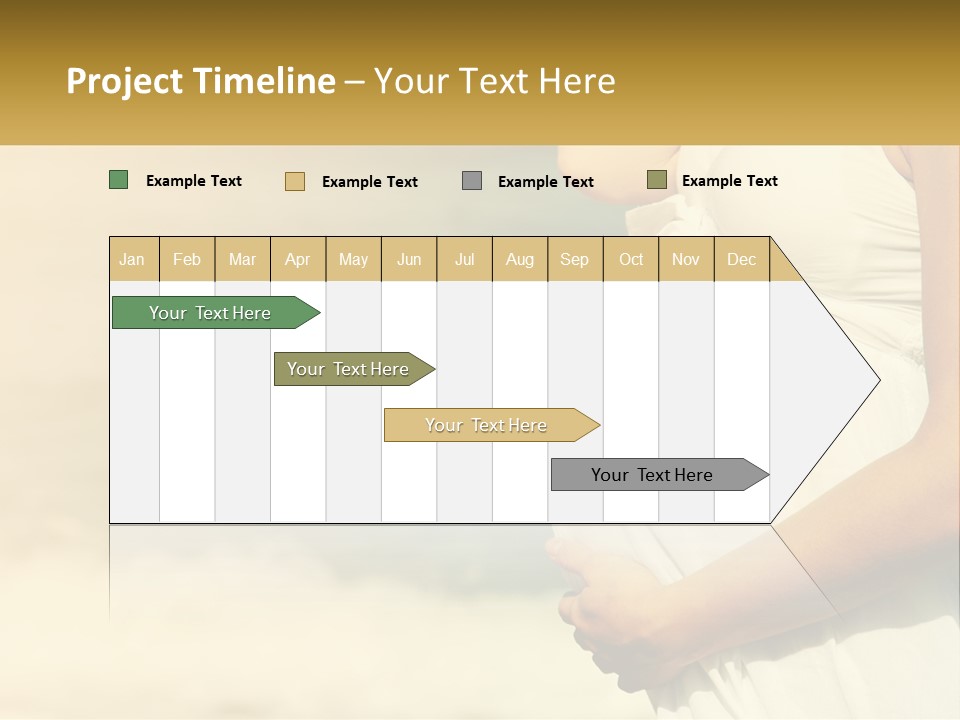 A Pregnant Woman Standing In Front Of A Body Of Water PowerPoint Template