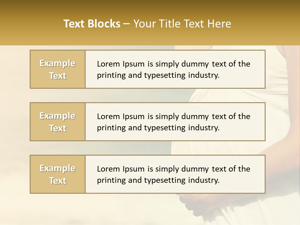 A Pregnant Woman Standing In Front Of A Body Of Water PowerPoint Template