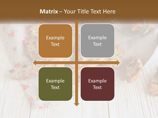 A Bunch Of Food On A White Table PowerPoint Template