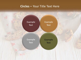 A Bunch Of Food On A White Table PowerPoint Template