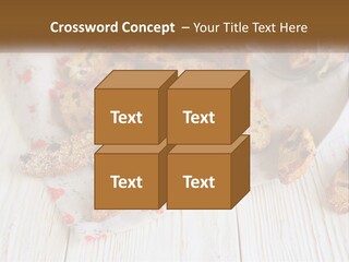 A Bunch Of Food On A White Table PowerPoint Template