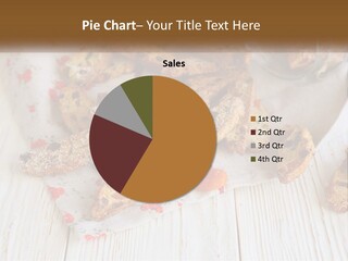A Bunch Of Food On A White Table PowerPoint Template