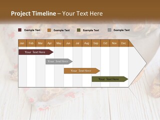 A Bunch Of Food On A White Table PowerPoint Template
