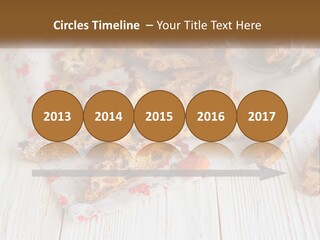 A Bunch Of Food On A White Table PowerPoint Template