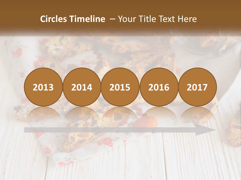 A Bunch Of Food On A White Table PowerPoint Template