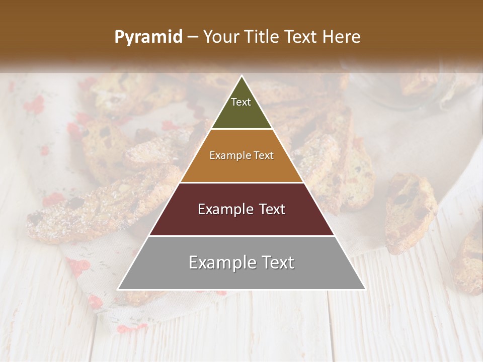 A Bunch Of Food On A White Table PowerPoint Template