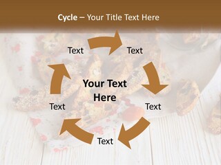 A Bunch Of Food On A White Table PowerPoint Template