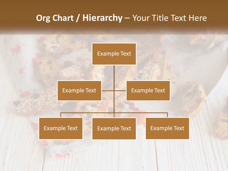A Bunch Of Food On A White Table PowerPoint Template