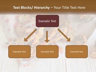 A Bunch Of Food On A White Table PowerPoint Template