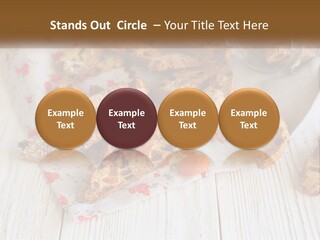 A Bunch Of Food On A White Table PowerPoint Template