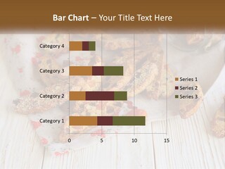 A Bunch Of Food On A White Table PowerPoint Template