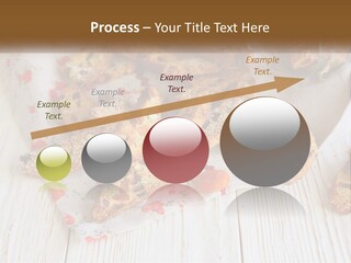 A Bunch Of Food On A White Table PowerPoint Template