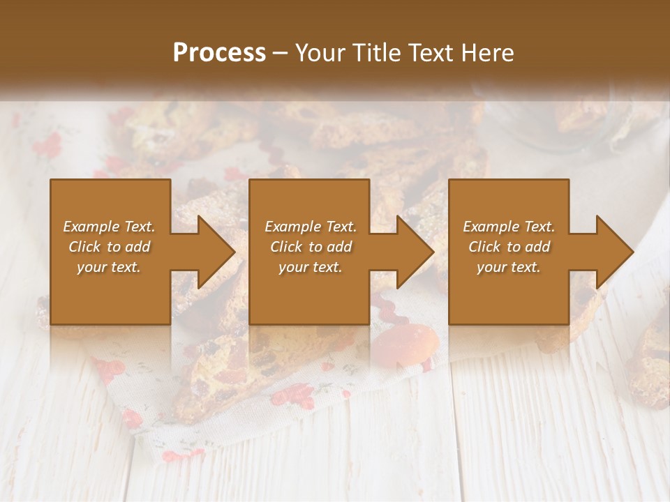 A Bunch Of Food On A White Table PowerPoint Template