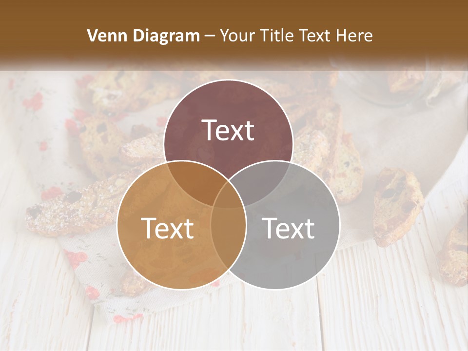 A Bunch Of Food On A White Table PowerPoint Template