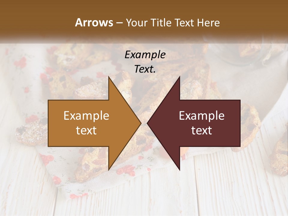 A Bunch Of Food On A White Table PowerPoint Template