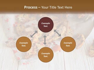 A Bunch Of Food On A White Table PowerPoint Template