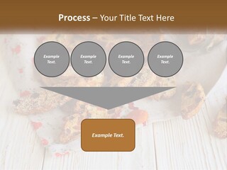 A Bunch Of Food On A White Table PowerPoint Template