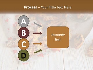 A Bunch Of Food On A White Table PowerPoint Template