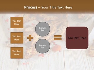 A Bunch Of Food On A White Table PowerPoint Template