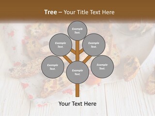 A Bunch Of Food On A White Table PowerPoint Template