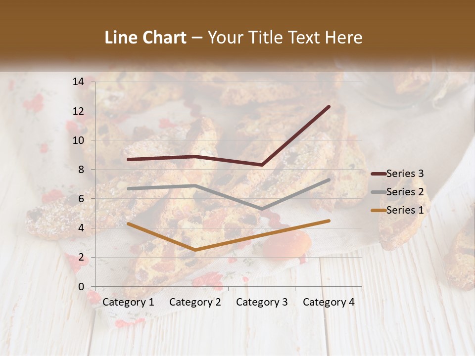 A Bunch Of Food On A White Table PowerPoint Template