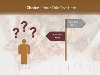 A Bunch Of Food On A White Table PowerPoint Template