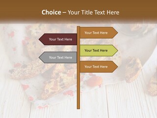A Bunch Of Food On A White Table PowerPoint Template
