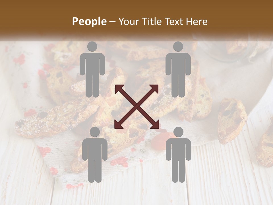 A Bunch Of Food On A White Table PowerPoint Template