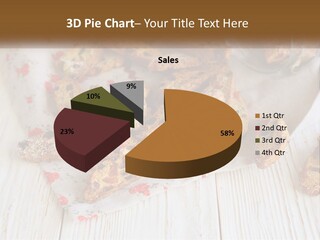 A Bunch Of Food On A White Table PowerPoint Template