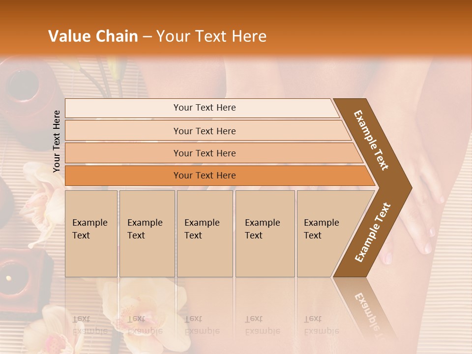 A Woman Getting A Back Massage Powerpoint Template PowerPoint Template