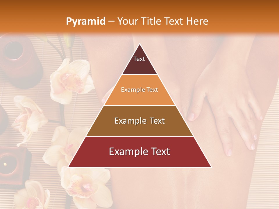 A Woman Getting A Back Massage Powerpoint Template PowerPoint Template