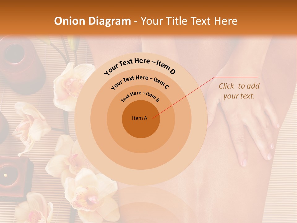 A Woman Getting A Back Massage Powerpoint Template PowerPoint Template