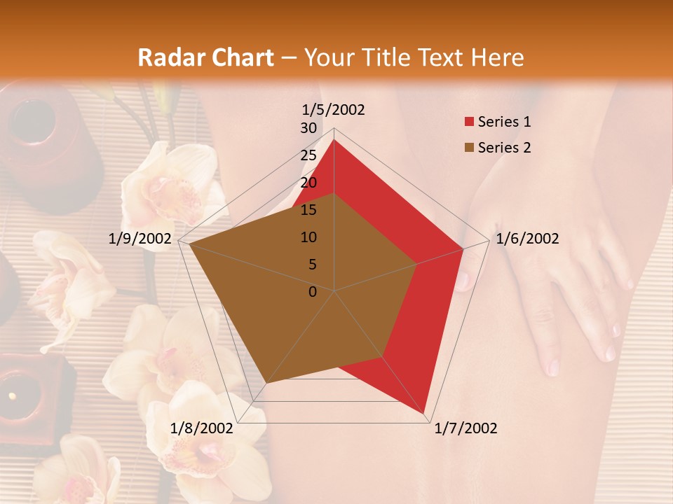 A Woman Getting A Back Massage Powerpoint Template PowerPoint Template