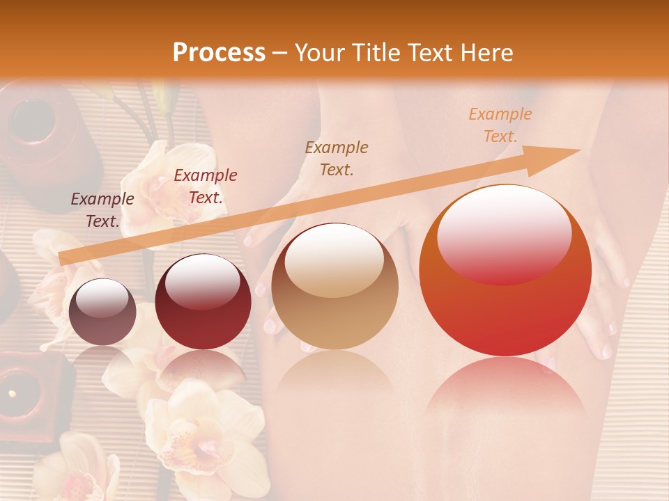 A Woman Getting A Back Massage Powerpoint Template PowerPoint Template