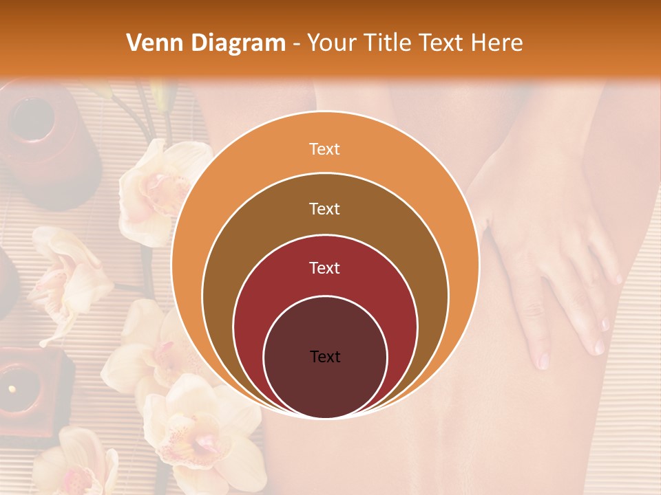 A Woman Getting A Back Massage Powerpoint Template PowerPoint Template