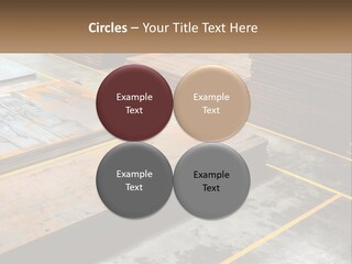 A Room Filled With Lots Of Wooden Boards PowerPoint Template