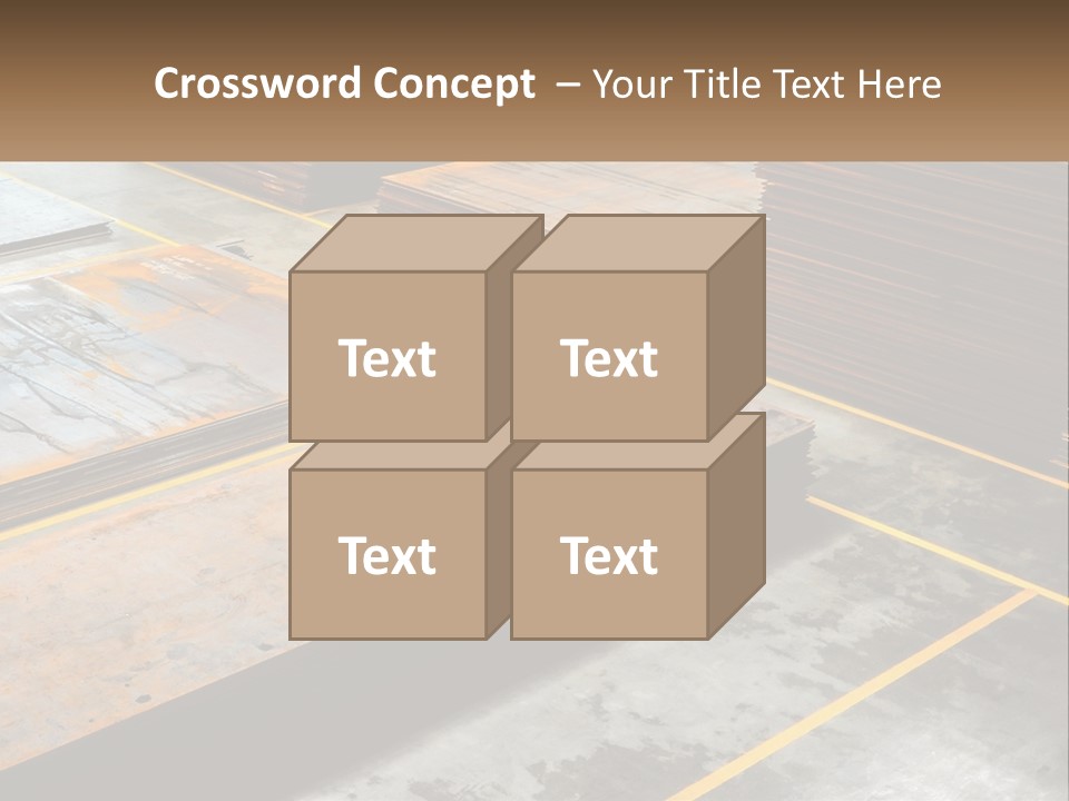 A Room Filled With Lots Of Wooden Boards PowerPoint Template