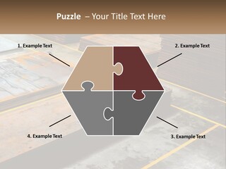 A Room Filled With Lots Of Wooden Boards PowerPoint Template