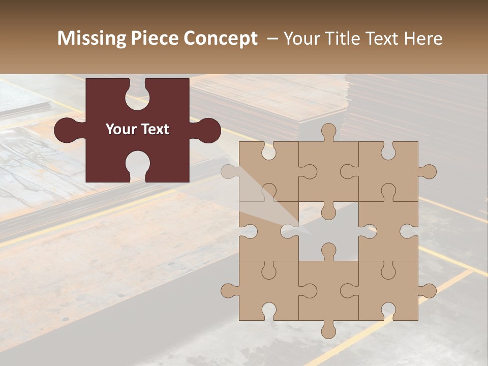 A Room Filled With Lots Of Wooden Boards PowerPoint Template