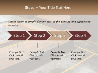 A Room Filled With Lots Of Wooden Boards PowerPoint Template