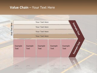 A Room Filled With Lots Of Wooden Boards PowerPoint Template