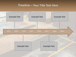 A Room Filled With Lots Of Wooden Boards PowerPoint Template