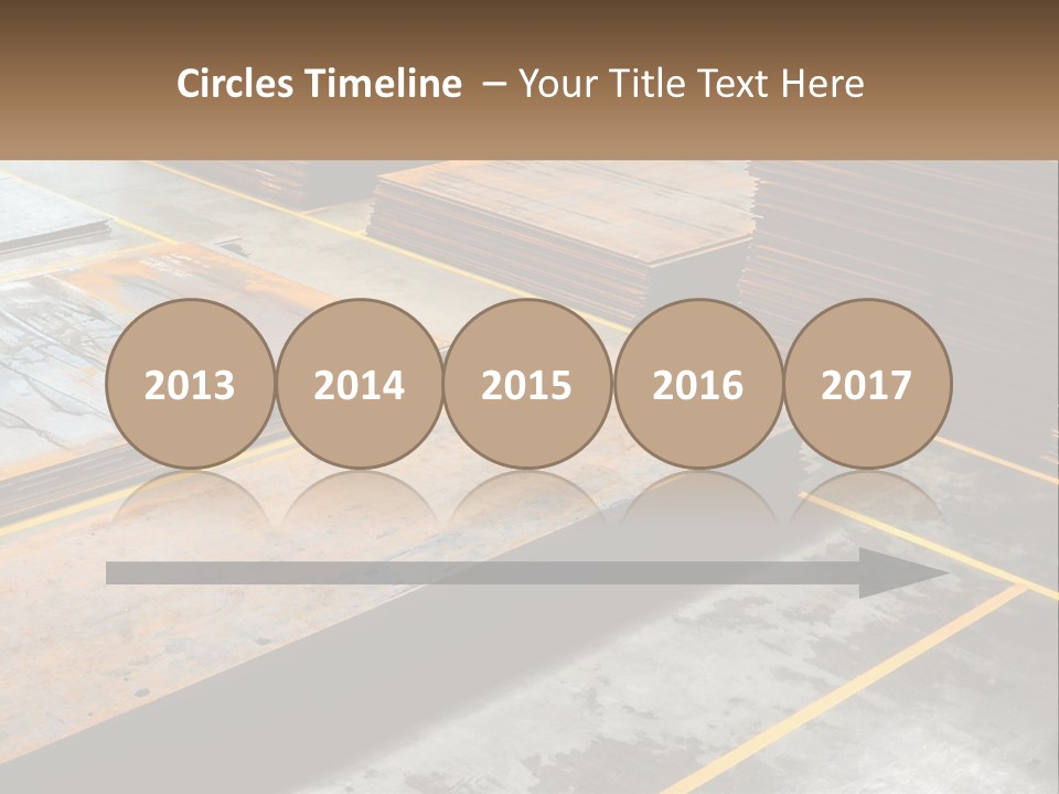 A Room Filled With Lots Of Wooden Boards PowerPoint Template