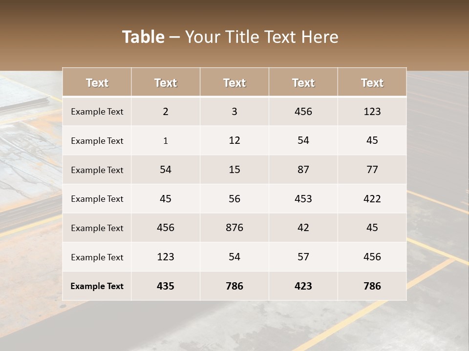 A Room Filled With Lots Of Wooden Boards PowerPoint Template