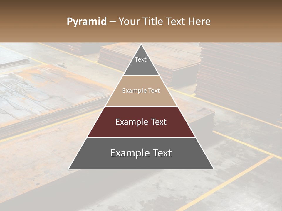 A Room Filled With Lots Of Wooden Boards PowerPoint Template