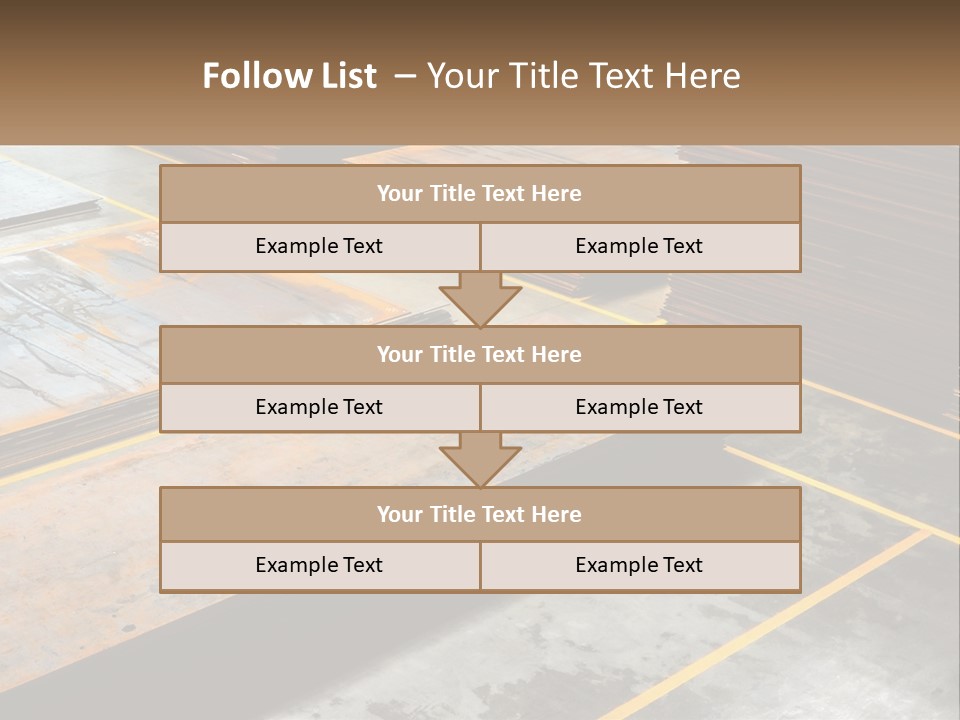 A Room Filled With Lots Of Wooden Boards PowerPoint Template