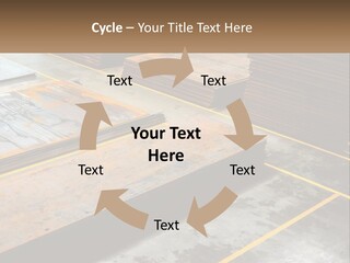 A Room Filled With Lots Of Wooden Boards PowerPoint Template
