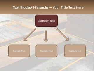 A Room Filled With Lots Of Wooden Boards PowerPoint Template