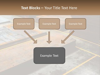A Room Filled With Lots Of Wooden Boards PowerPoint Template