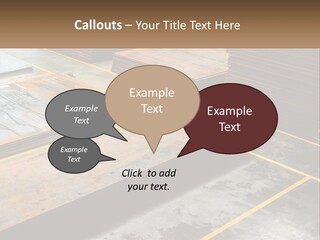 A Room Filled With Lots Of Wooden Boards PowerPoint Template